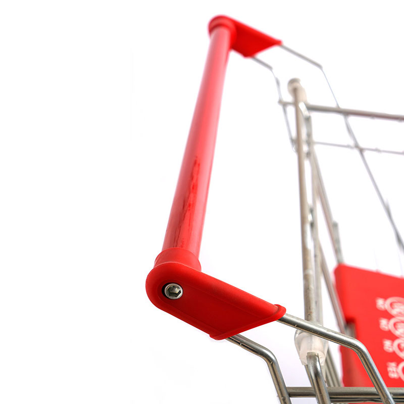 Supermarket Slitstark hopfällbar shoppingvagn i aluminium
