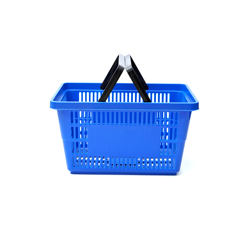 Färgglada plastvikbara varukorgar
