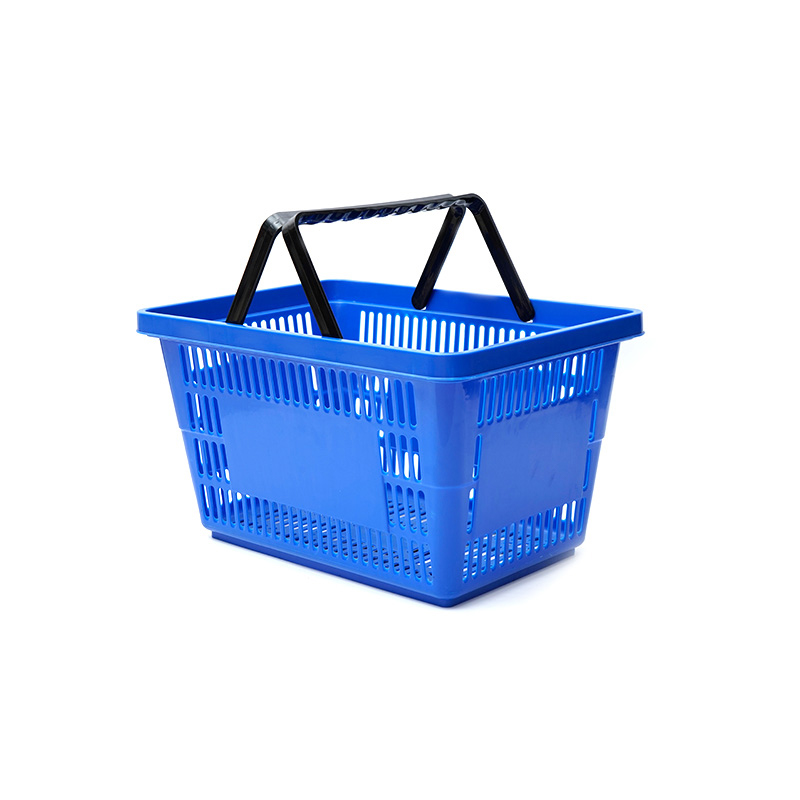 Färgglada plastvikbara varukorgar