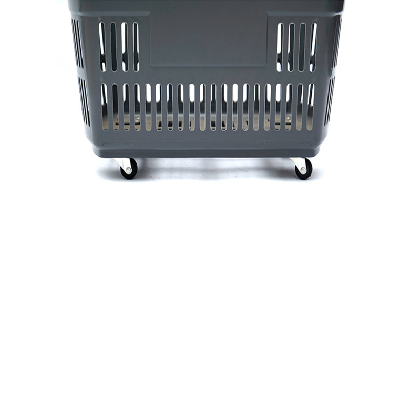 Stormarknad Plast Liten Fyrhjulig Trolley Varukorg