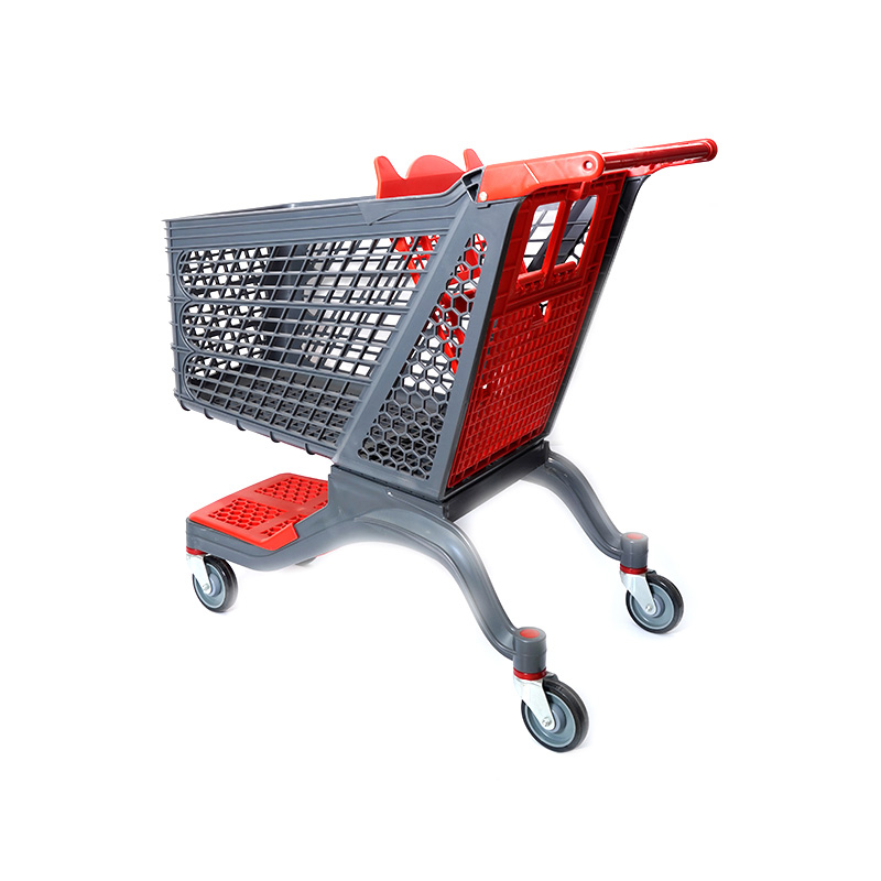 XC-PST-2. Plast kundvagn + stormarknad shopping lätt att använda shopping plast anpassade färg fasta specifikationer