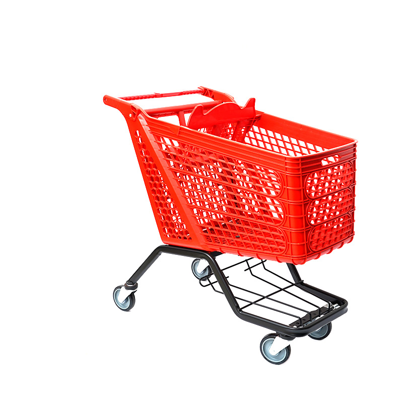 XC-PST-3. Plast kundvagn + stormarknad shopping lätt att använda, shopping plast anpassade färg fasta specifikationer