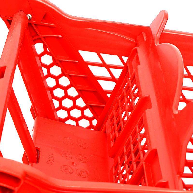 XC-PST-3. Plast kundvagn + stormarknad shopping lätt att använda, shopping plast anpassade färg fasta specifikationer